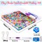 DULEFUN 960pcs Polymer Clay Beads Charms Bracelet Kit 24 Styles Cute Fun Clay Flower Butterfly Heart Animal Letter Pony Beads for Necklace Earring Making Women Girls DIY Accessories